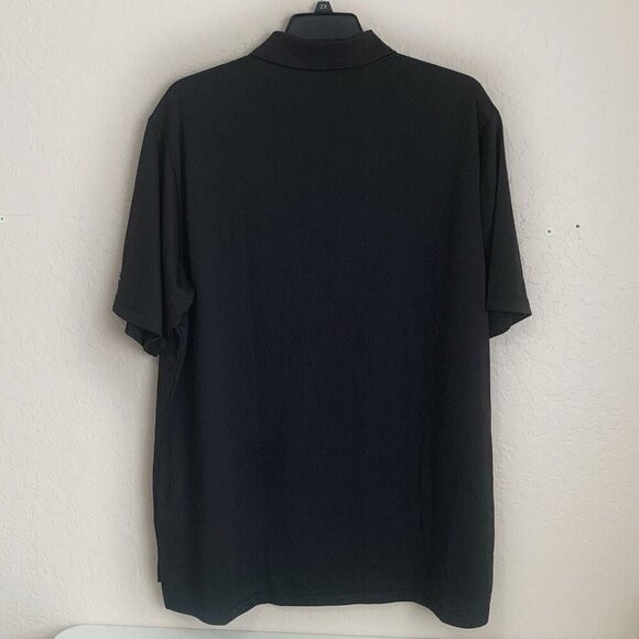 Adidas Polo Shirt Mens 2XL Black Embroidered Logo Business Casual Weekend Golf - Picture 3 of 9